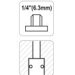 Mufa rapida pentru pistol pneumatic 1/4", cu filet exterior Yato YT-2390, mama