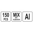 Set nituri Aluminiu, Yato YT-36460, M3-M10, 150 bucati