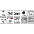 Set ciocan de lipit cu gaz si accesorii, Yato YT-36706, putere 70 W