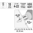 Burghiu in trepte 4-22 mm, Yato YT-44741