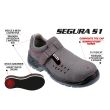 Pantofi de lucru din piele Yato Segura YT-80468, marimea 44, cat. S1, gri