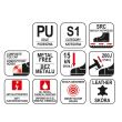 Pantofi de lucru din piele Yato Segura YT-80468, marimea 44, cat. S1, gri