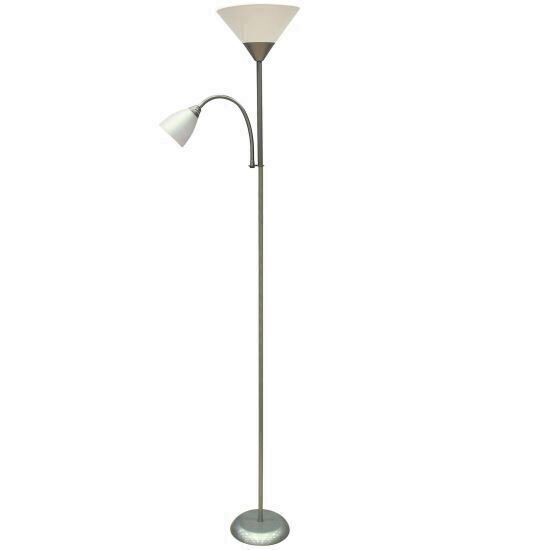 Lampa de podea Meric-2, 1.8m, E14,E27, max.100W, 2 surse de iluminat