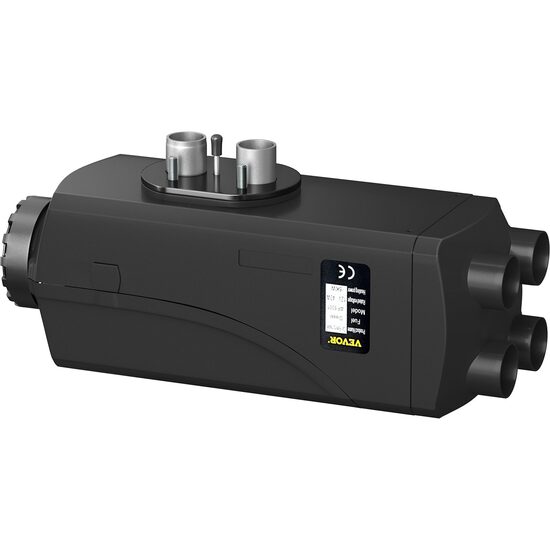 Incalzitor stationar, Sirocou diesel, prize multiple, Vevor 8 kW, alimentare 12V DC, Telecomanda, consum 0.18-0.67 l/h, afisaj digital temperatura
