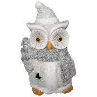 Decoratiune Bufnita, Strend Pro Sova, teracota, inaltime 16cm