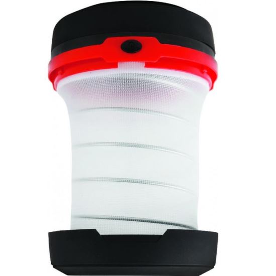 Lanterna si lampa Strend Pro Camping, pliabila, 3xAA, rosu, 8.5x5 / 13 cm