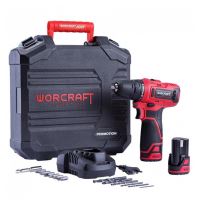 Surubelnita electrica cu 2 acumulatori Worcraft CD-12LiA, 2xLi-ion 1.3Ah, valiza si accesorii