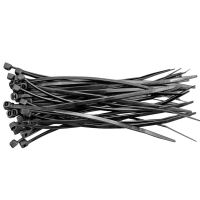 Set 50 coliere negre, Strend Pro CT66BL, plastic, dimensiune 400x4.8 mm