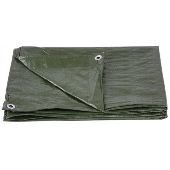 Prelata impermeabila Strend Pro Tarpaulin Light 10x12 m, inele de prindere, 65g/m², waterproof