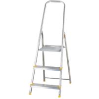 Scara pliabila Alve 1913, 3 trepte, Aluminiu, 125 cm, sarcina 125 kg