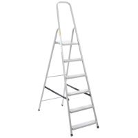 Scara pliabila Strend Pro ST-D6, 6 trepte, otel, 197 cm, sarcina 125 kg