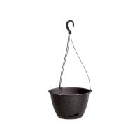 Ghiveci decorativ suspendat Ratolla Round W 240, rotund, 24.3x16 cm, maro
