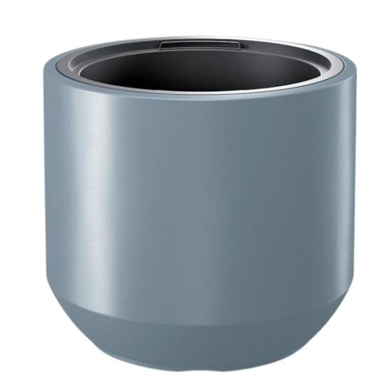 Ghiveci Heos Grey 390x440 mm, cu vas interior