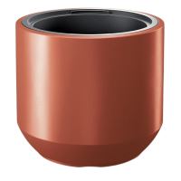 Ghiveci Prosperplast Heos Cooper 390x440 mm, cu vas interior