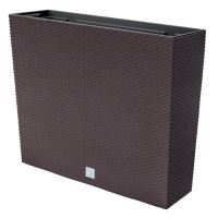 Ghiveci decorativ Rato Case 580x180x498 mm, maro, ratan artificial