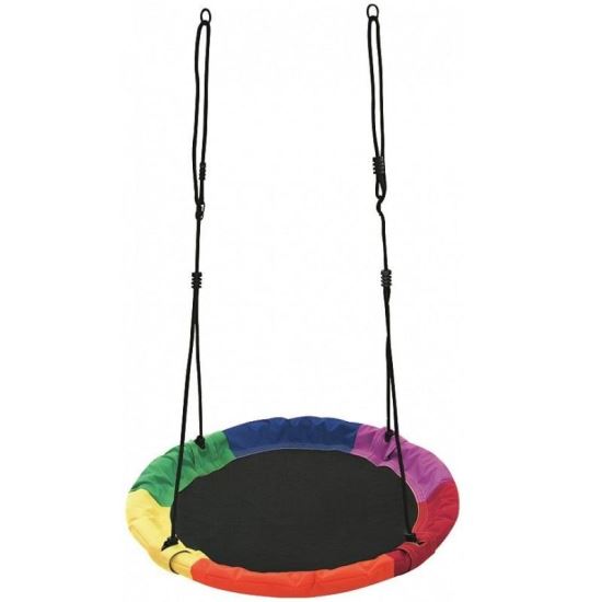 Leagan pentru copii Strend Pro Rotund, multicolor, diametru 100 cm, incarcare maxim 100 Kg