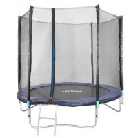 Trambulina Strend Pro Skipjump GS08, 244cm, plasa de protectie, scara de acces, maxim 100 KG, 42 arcuri 