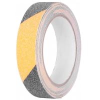 Banda anti-alunecare Strend Pro Negru / Galben, extra-durabila, latime 25 mm, lungime 5 m