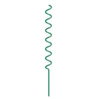 Arac, suport pentru plante, Strend Pro spiralat, PVC, verde, lungime 2000, diametru 7 mm