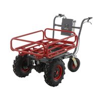 Carucior electric Geotech CAR 300T-Plus, putere 400W, 40V, 6Ah, 250 kg, Basculabil si Extensibil, 6 km/h
