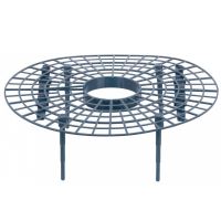 Set 5 suporturi pentru capsuni si flori, Strend Pro Garden, diametru 30 cm, Verde