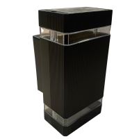 Aplica de exterior Regnum-2, Otel inoxidabil, IP44, 2x GU10, lumina in 2 sensuri