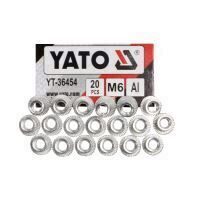 Set piulițe nituibile Yato YT-36454, M6, 20 bucăți 