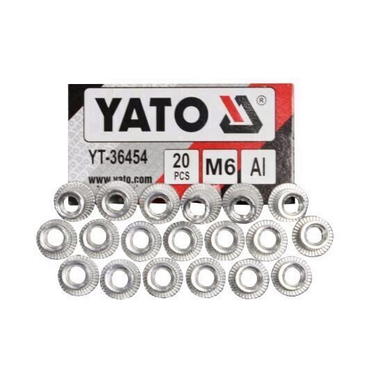 Set piulițe nituibile Yato YT-36454, M6, 20 bucăți 