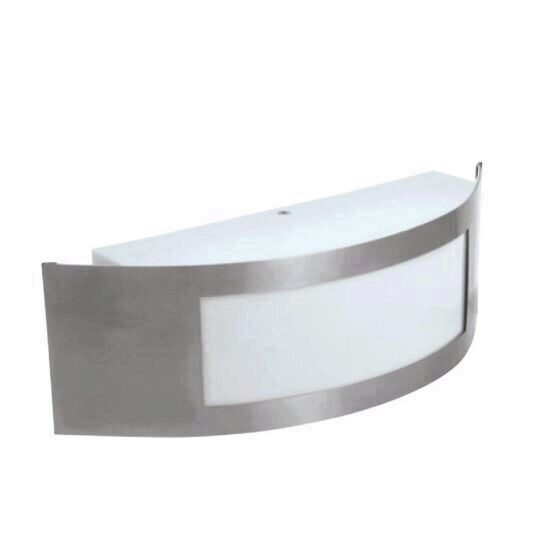 Aplica de exterior Mango-1, Inox, IP44, E27, max 75W