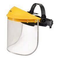 Casca de protectie motocoasa, Vorel, cu viziera plexiglas