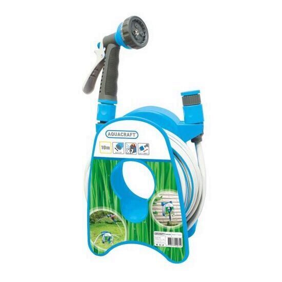 Furtun pe tambur cu derulator Aquacraft Premium 990490, conexiune 3/8", lungime 10 m