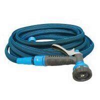 Furtun de gradina extensibil, Aquacraft Premium Extendable 870020, lungime 10-20 m, inclus pistol de stropit