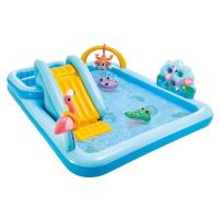 Piscina Intex® 57161, centru de joaca de aventura Jungle, gonflabil, 2.44x1.98x0.71 m