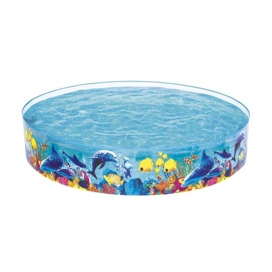 Piscina pentru copii, Bestway® 55031, Fill 'N Fun Odyssey, 2.44x0.46 m