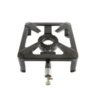 Arzator metalic pe gaz, Kemper Mega Zeus, 4 picioare, 7.5kW, 40x40x16 cm, fonta