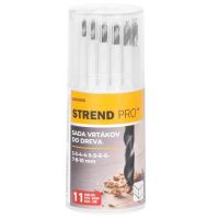 Set 11 burghie pentru lemn Strend Pro Premium HSS, 13.3x5.4x5.4 cm, diametru 3-10 mm