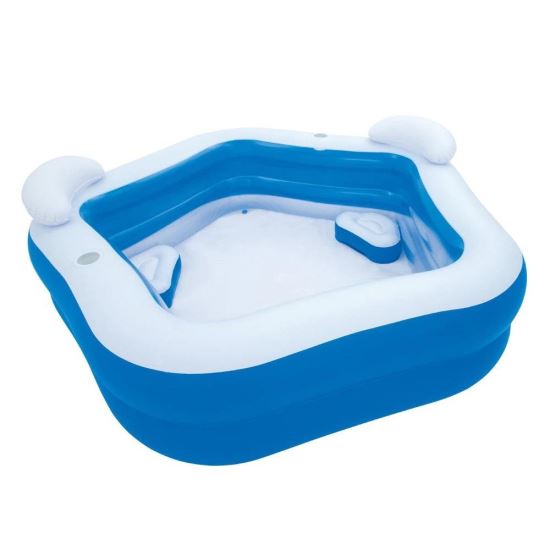 Piscina pentru copii, Bestway® 54153 Family Fun, 2.13x2.06x0.69 m