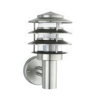 Lampa iluminat exterior Kayin-2, pentru perete, E27, max 60W, Inox, 220-240V, IP44