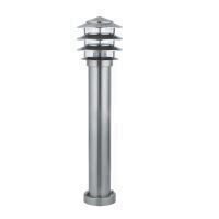 Stalp iluminat exterior Kayin-3, E27, max 60W, Inox, 220-240V, IP44