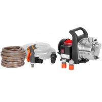 Kit pompa de gradina cu accesorii, Strend Pro MJP1000 Inox, 1000W, 57 l/min, IPX4