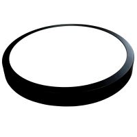 Panou led Caroline-28 Black, rotund, lumina rece 6400k, 28W, diametru 267 mm, 3000 lm, 100-265 V