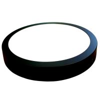 Panou led Caroline-18 Black, rotund, lumina rece 6400k, 18W, diametru 210 mm, 1850 lm, 100-265 V
