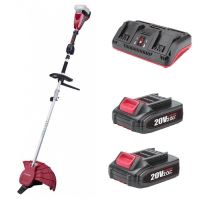 Motocoasa cu acumulator 3in1 Worcraft CGT-S40LiBHP, 2x20V Li-ion, lama gard viu, lama drujba