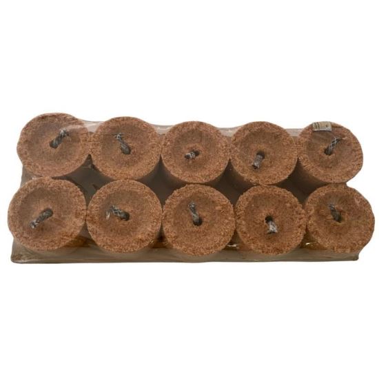 Set 10 Brichete din lemn presat Pe-Po, durata 15-20 minute