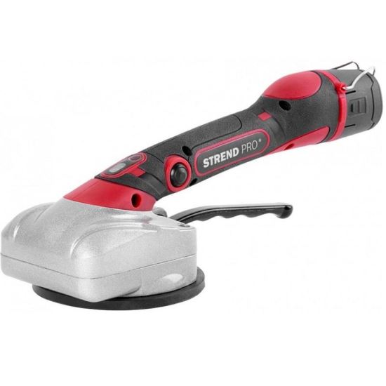 Masina cu ventuza, Strend Pro, pentru nivelarea prin vibratii a placilor ceramice, Li-Ion, 120W, 30Kg