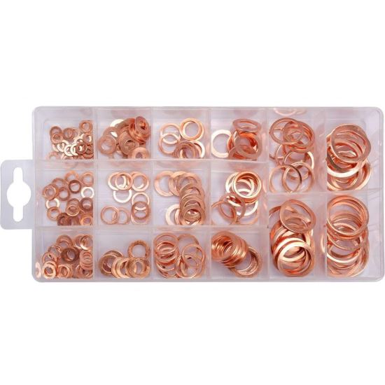 Set 220 saibe din cupru Yato YT-068721, in cutie plastic