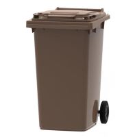 Europubela gunoi Strend Pro HDPE, 120 l, Maro