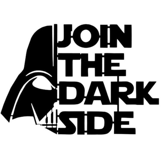 Decoratiune metalica de perete Krodesign Darth Vader, dimensiune 850x600 mm, negru, grosime 1.5 mm