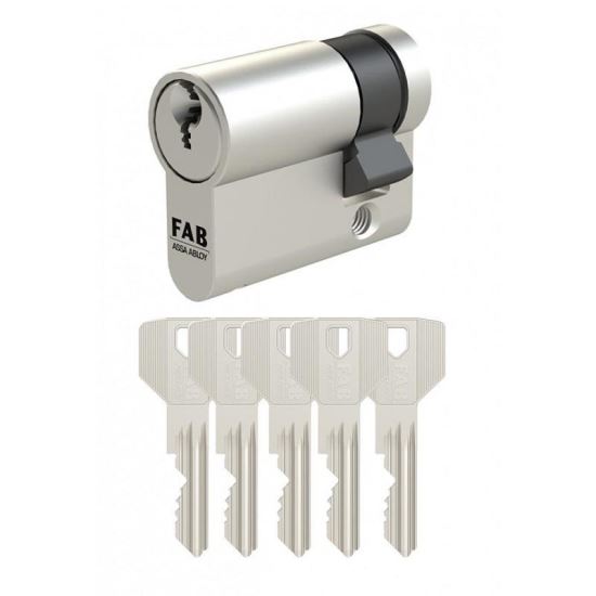 Butuc yala asimetrica, FAB 3.00/DNs 30+40, 5 chei, lungime 70mm