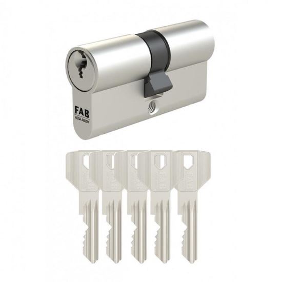 Butuc yala simetrica, FAB 3.00/D, 40+40, 5 chei, lungime 80mm